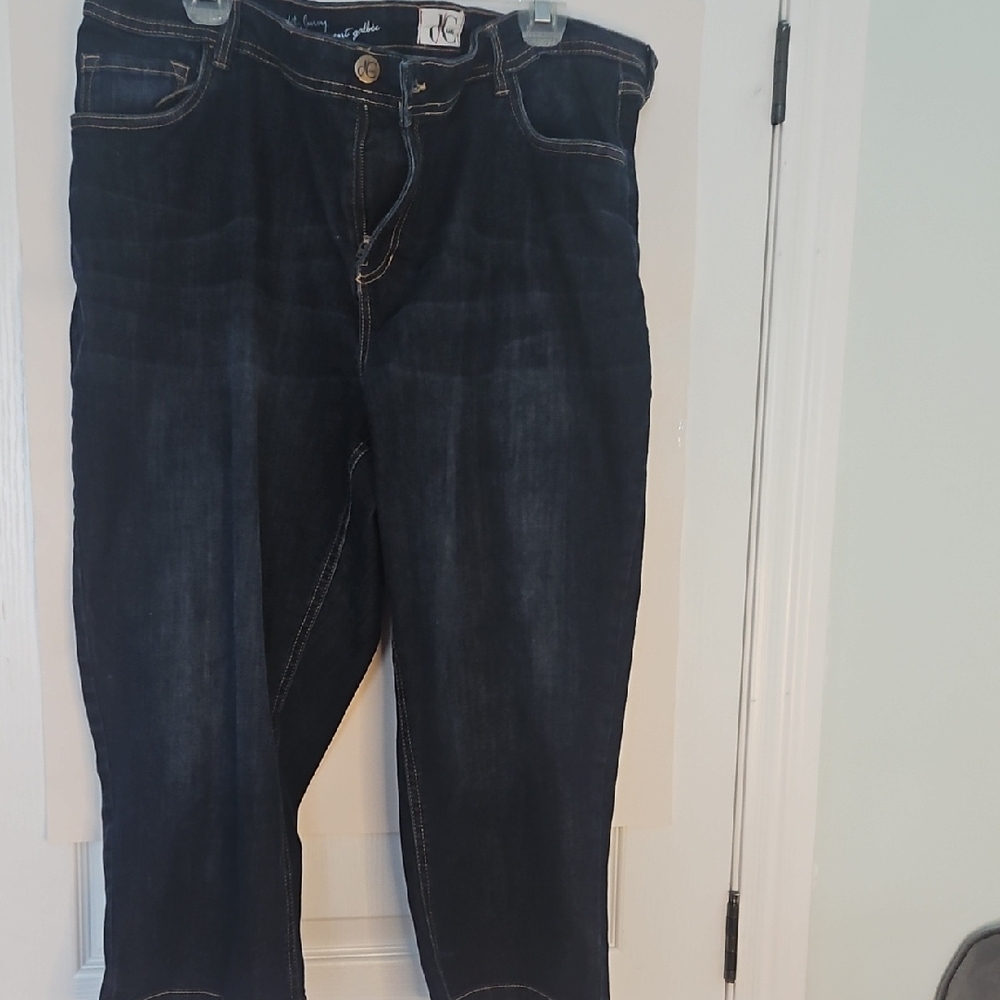 Dc Jeans Dark Blue Denim Jeans